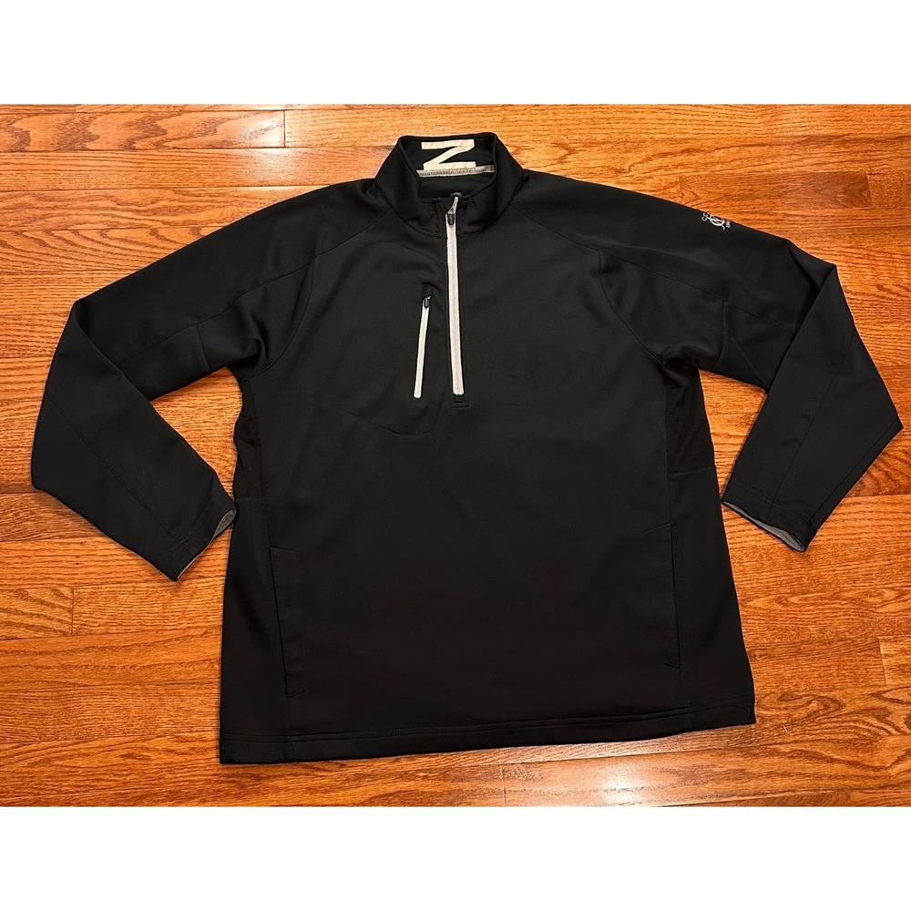 Zero Restriction L330 1/4 Zip‎ Golf Pullover Mens XL New Canaan Country Club